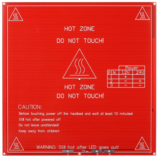 MK2B Heatbed Bed PCB